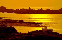 sunset on Brehat Island