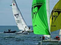 The Claire-Fontaine race in La Trinte, Brittany France